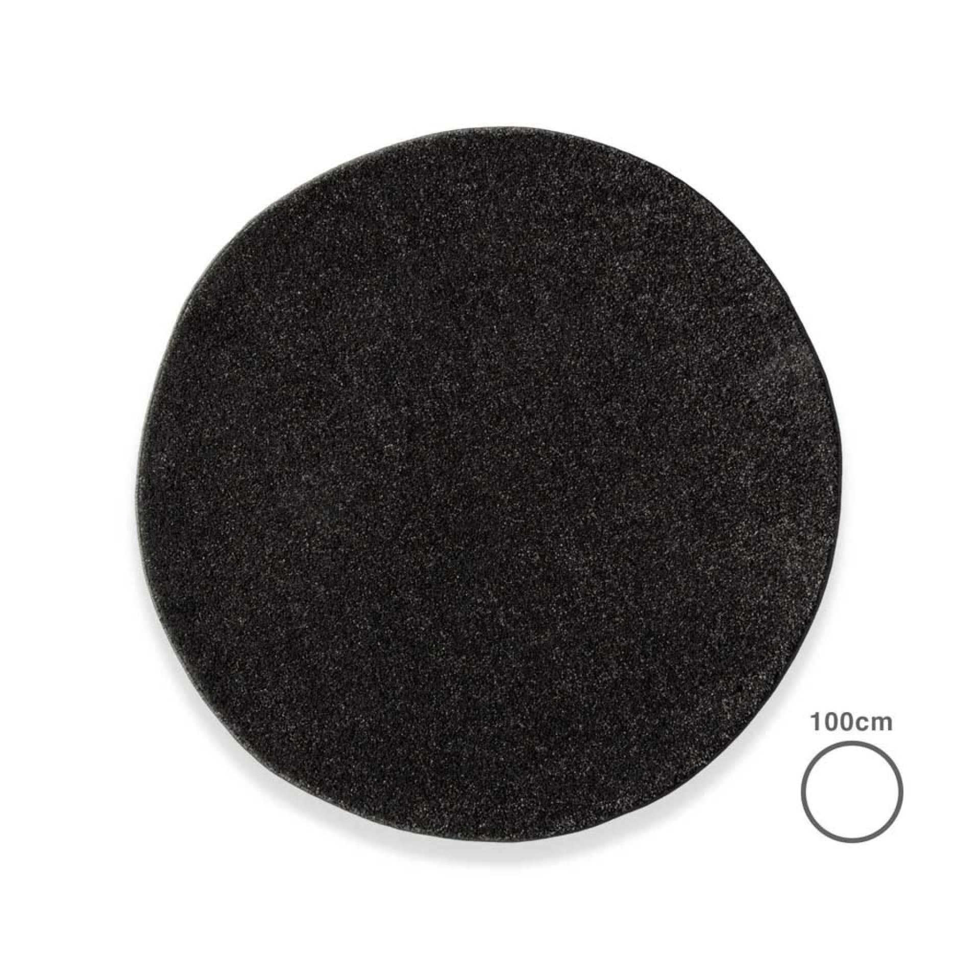 Tapete Unique Preto 100X100cm