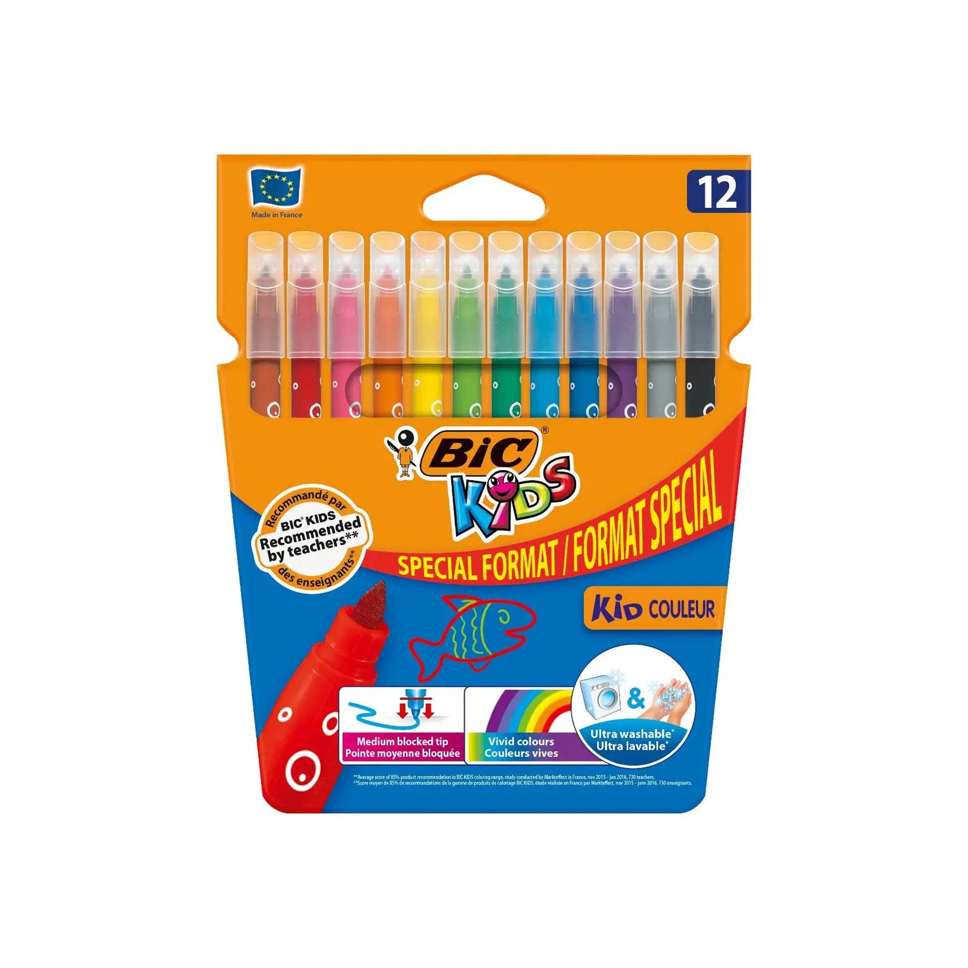 Marcadores Bic Kids 12 Cores