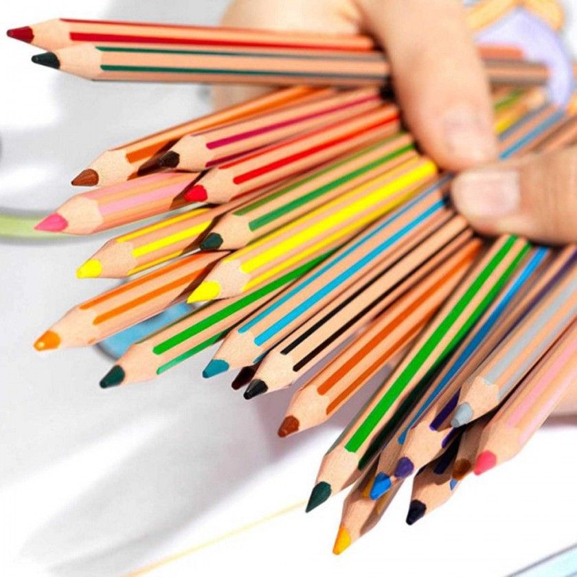 Lápis Cor Bic Kids Evolution Stripes 3mm 12 Cores Lápis Cor Bic Kids Evolution Stripes 3mm 12 Cores