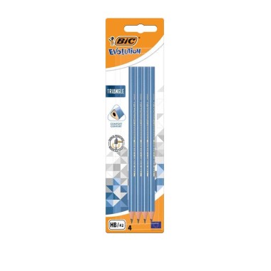 L�pis Bic Evolution HB N2 Triangulo Pack 4