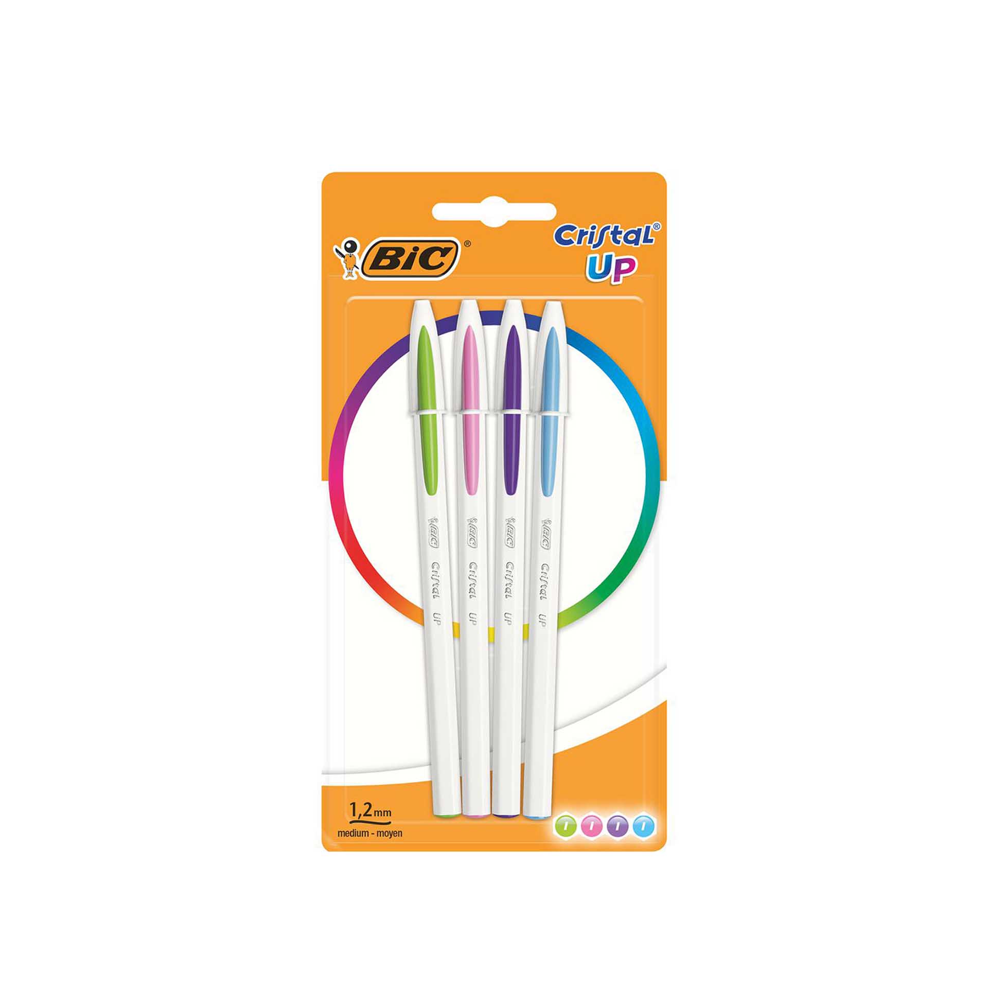 BIC CRISTAL UP ESFEROGRÁFICA PACK 4