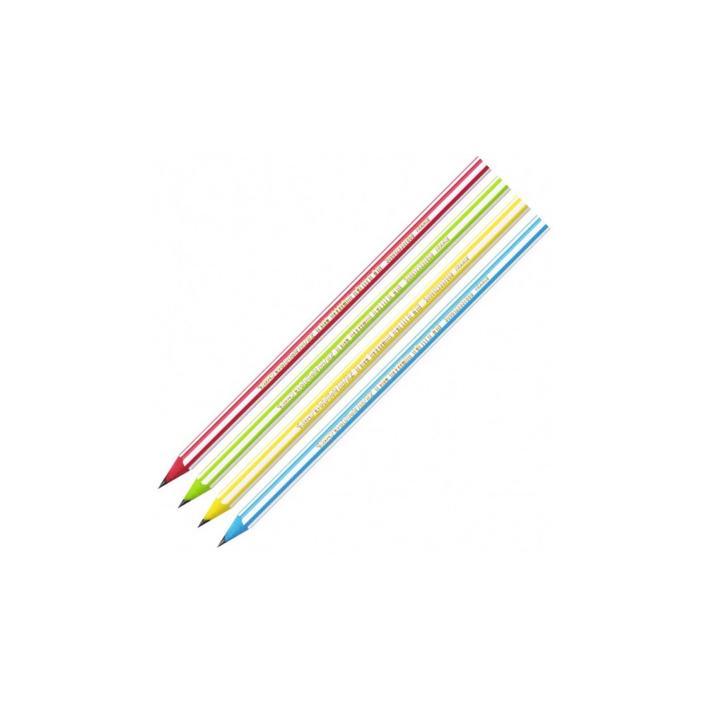 L�pis Grafite Bic Evolution Stripes 2HB Pack 4