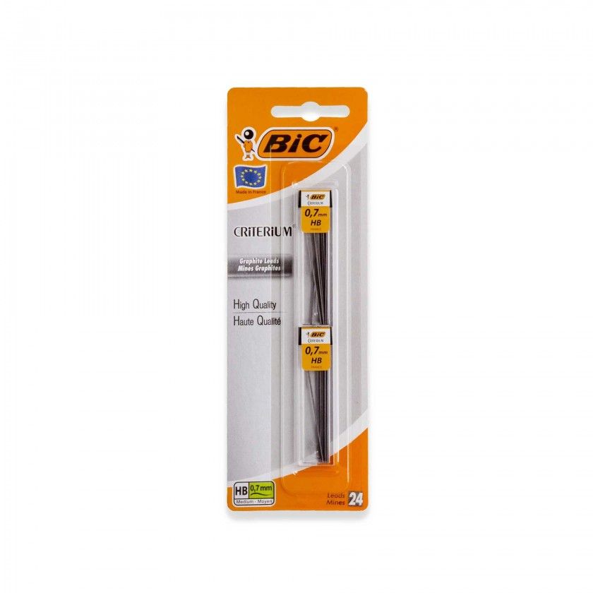 Minas HB Bic Velocity 0.7mm Pack 2
