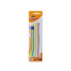 Lpis Grafite Bic Evolution Stripes 2HB Pack 4