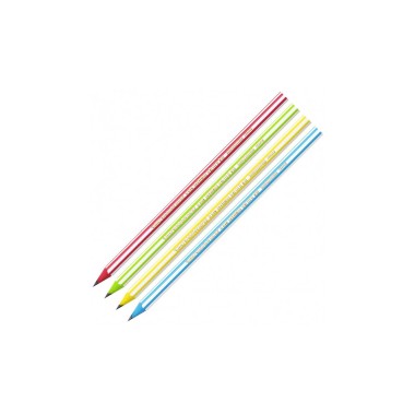 L�pis Grafite Bic Evolution Stripes 2HB Pack 4