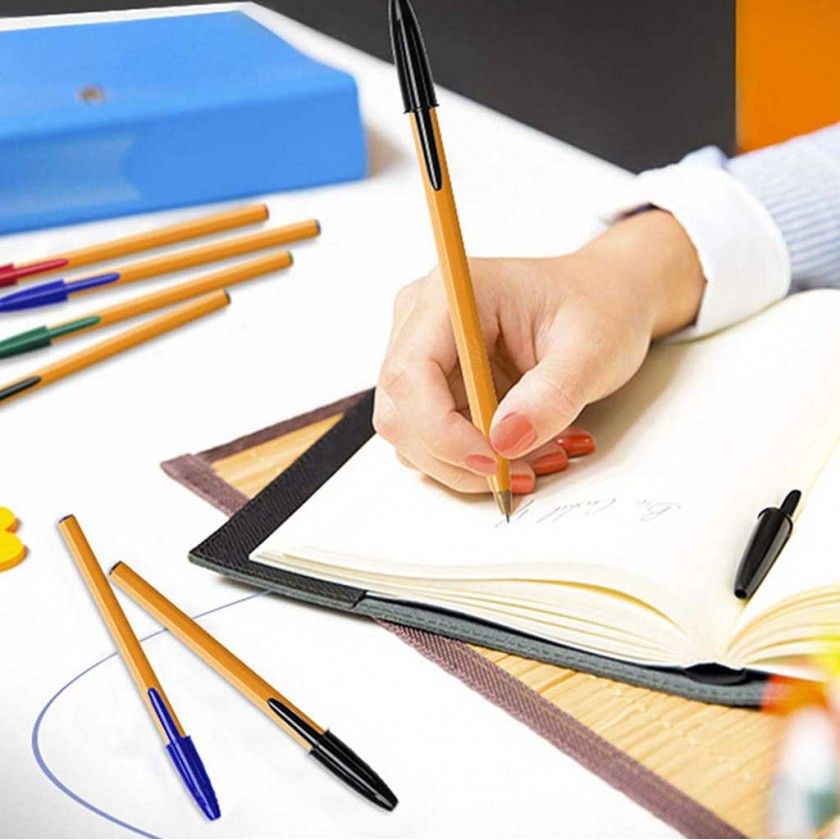 Esferogrfica Bic Orange Original Fine Preto Pack 4