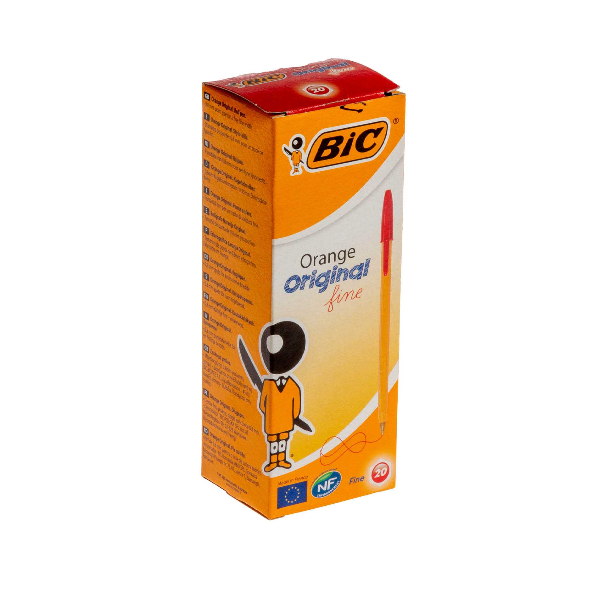 Esferográfica Bic Orange Original Fine 0.8mm