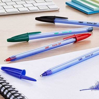 Esferogr�fica Bic Cristal Soft Pack 4