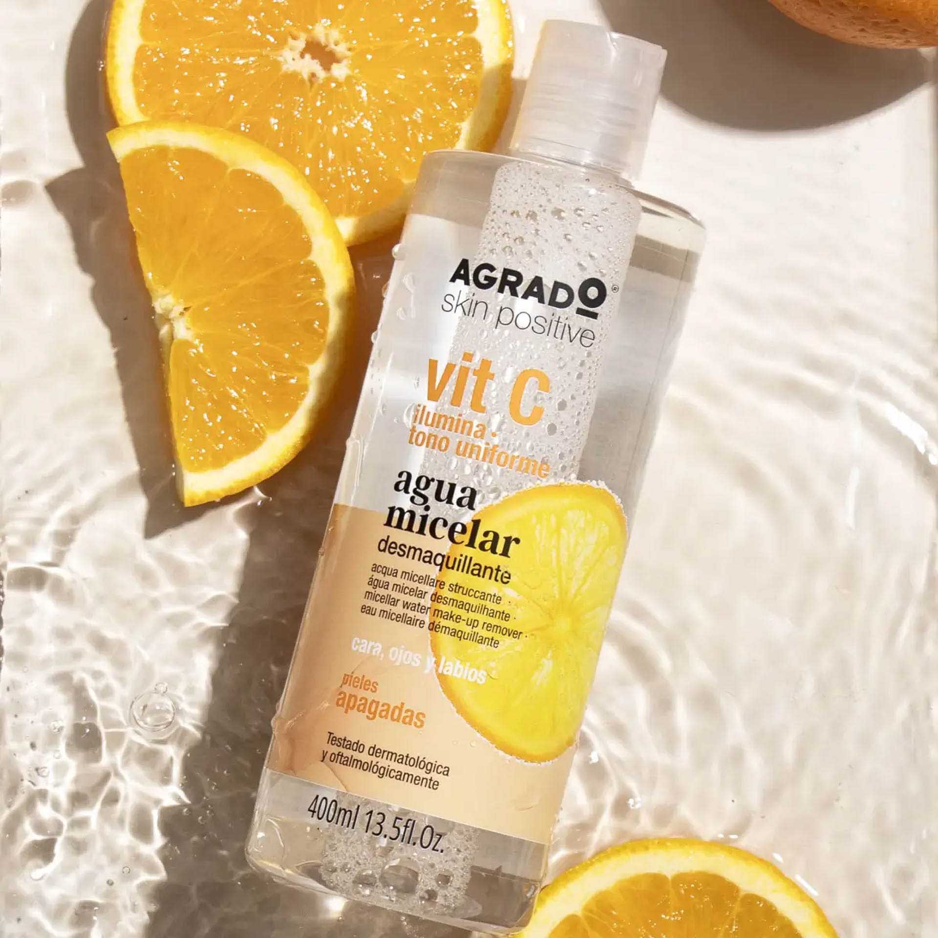 Água Micelar Desmaquilhante Vit C 400ml