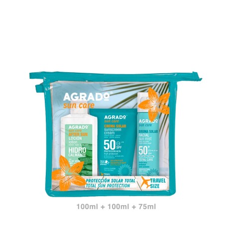 Kit Viagem Agrado Creme Solar 100ml + Afer Sun 100ml + Espuma 75ml - Image product