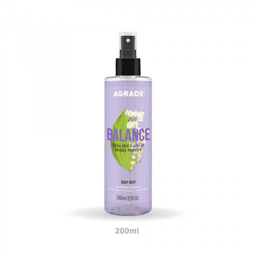 Perfume Corporal Agrado Balance Lírio do Vale & Folha Verde 200ml Perfume Corporal Agrado Balance Lírio do Vale & Folha Verde 200ml