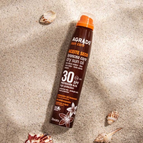 Óleo Solar Bronzeador Seco Agrado Spf30 200ml - Image product