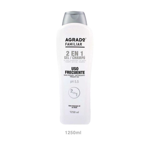 Champ� / Gel Banho Uso Frequente Agrado 2 em 1 1250ml - Image product