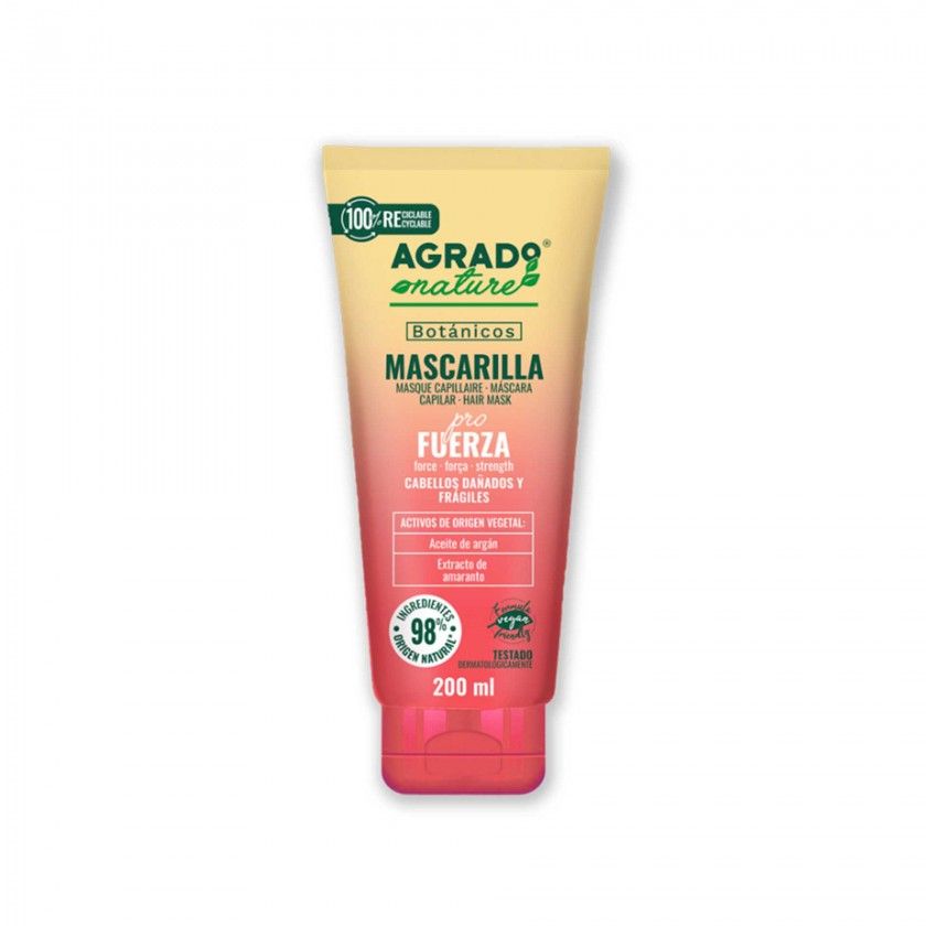 Mscara Agrado Nature Fuerza 200ml