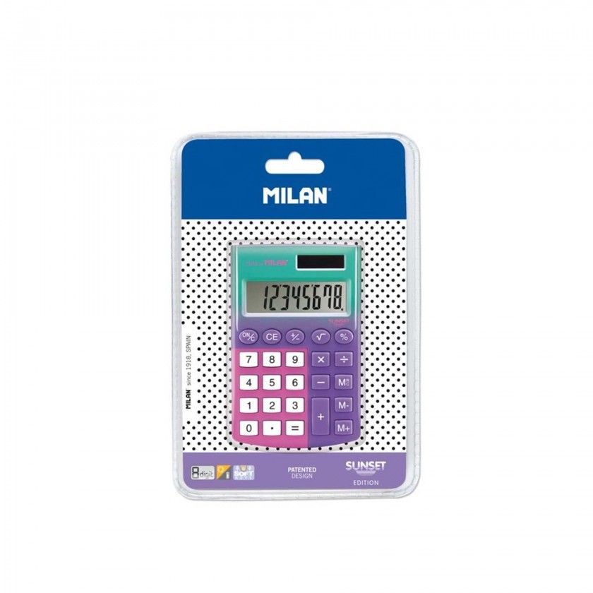 Calculadora Bolso Sunset 8 Dgitos 18X12X2cm