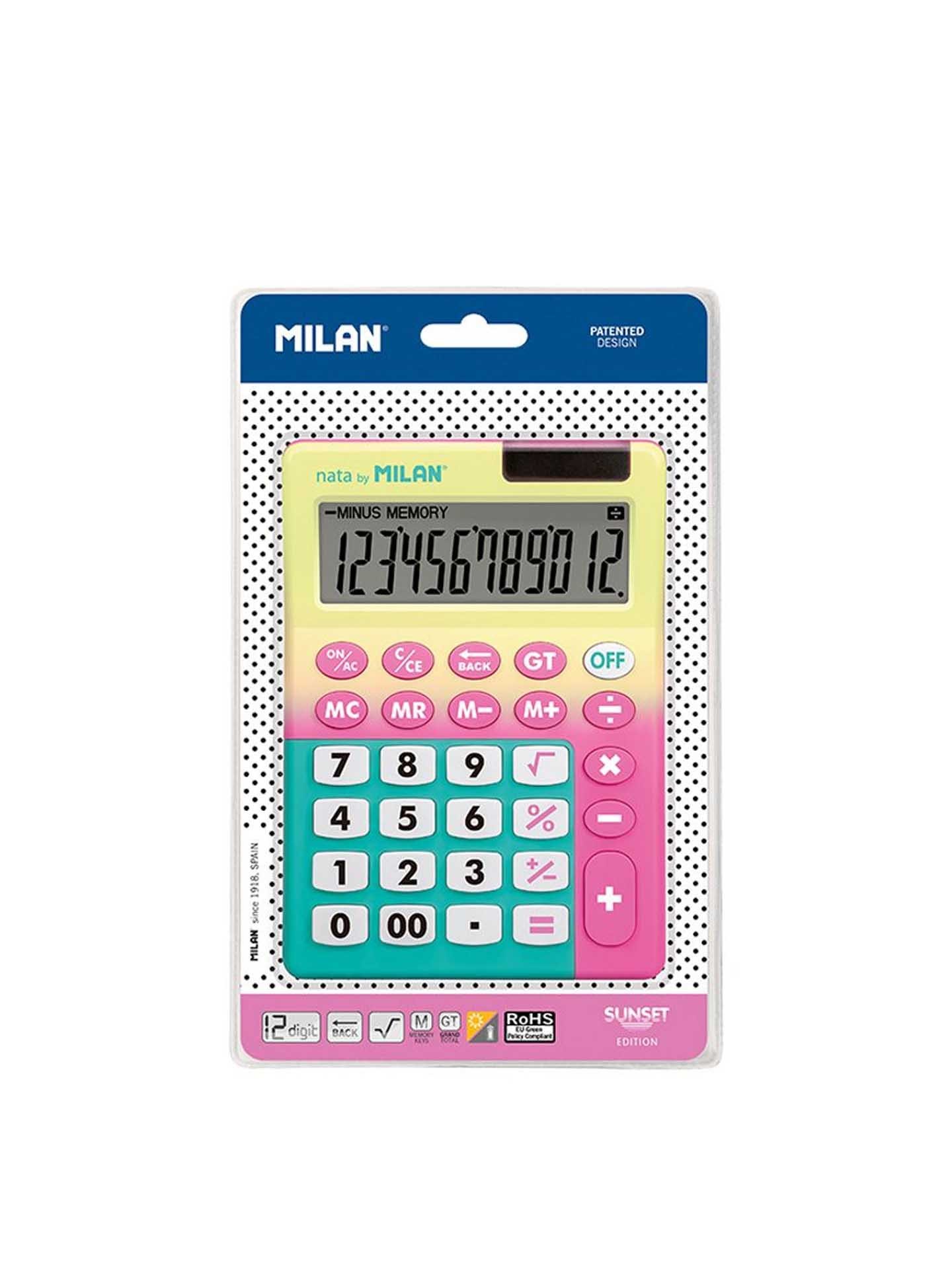 Calculadora Milan Sunset 12 Dígitos