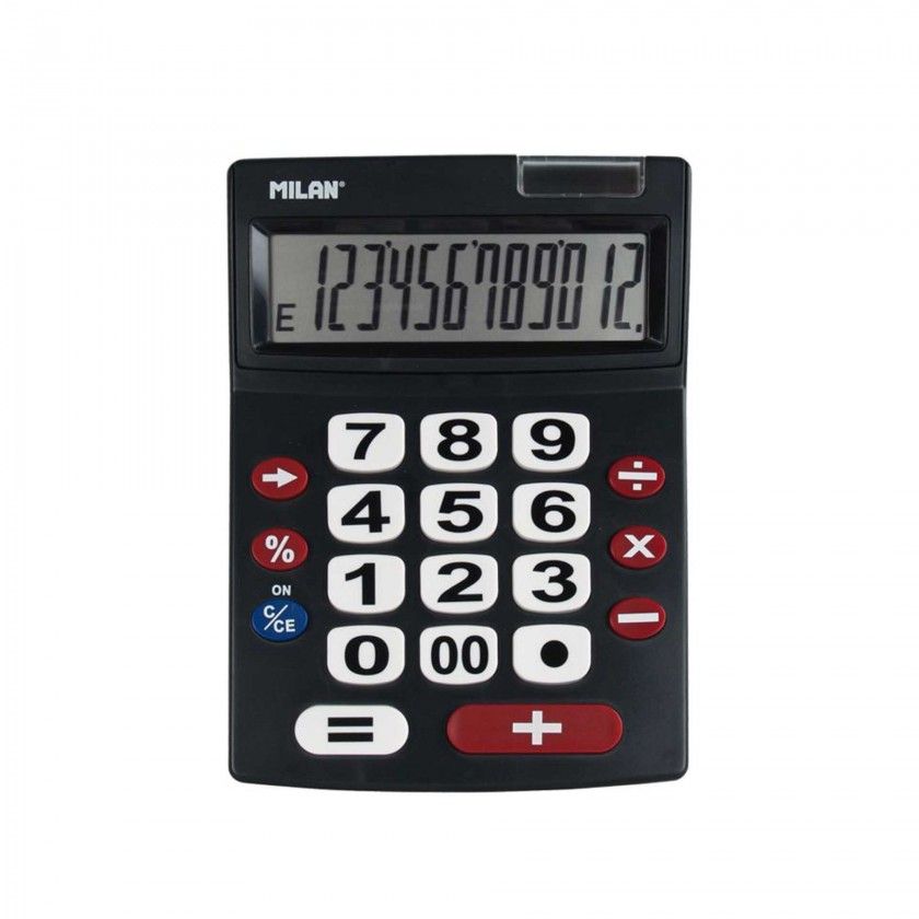 Calculadora Milan Preto 12 Dgitos
