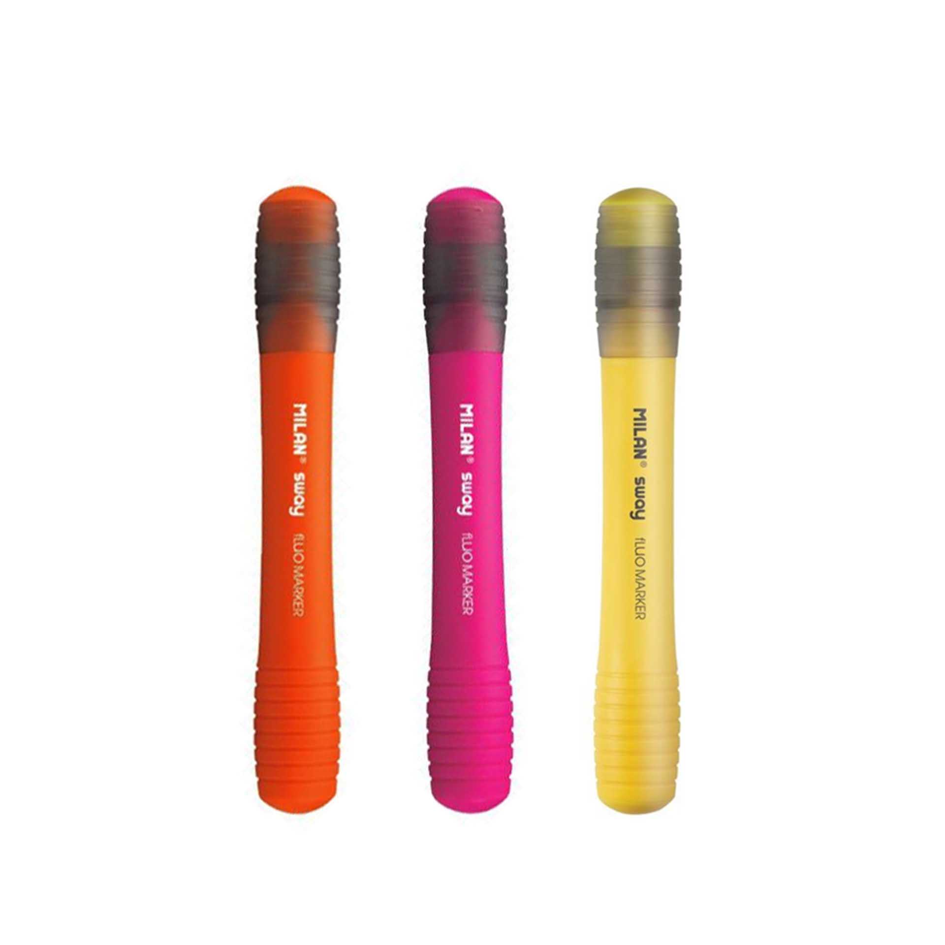 Marcador Milan Sway Fluorescente Laranja