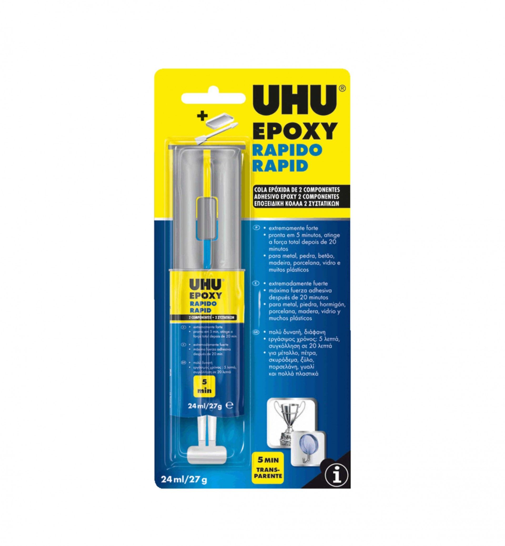 Tubo Cola Uhu Plux Epoxy 27gr 24ml