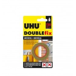 Fita Cola Uhu Doublefix Dupla Face Universal 1.5mX19mm