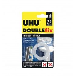 Fita Cola Uhu Doublefix Dupla Face Interiores 1.5mX19mm