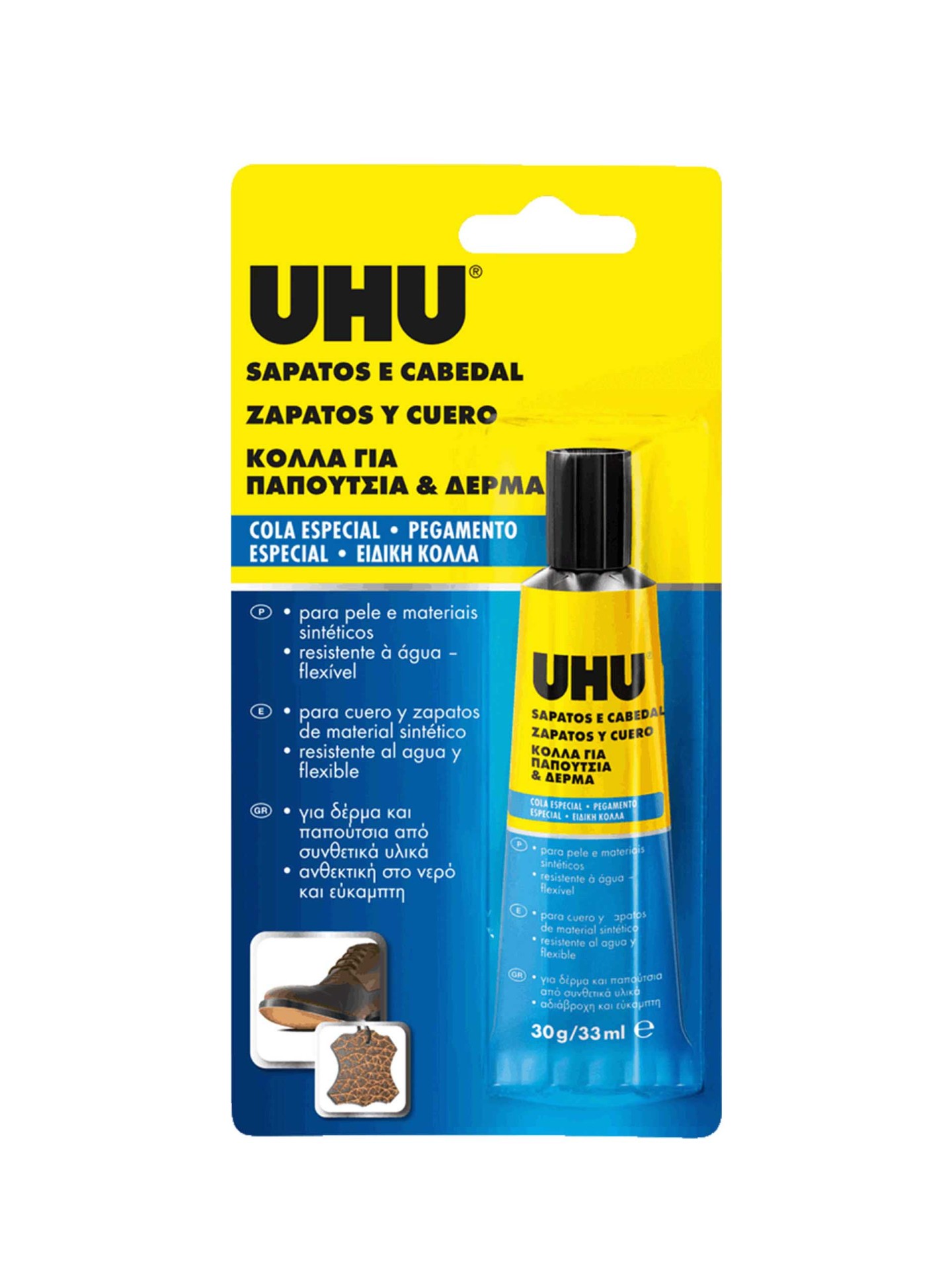 Tubo Cola Uhu Calçado 30gr 33ml