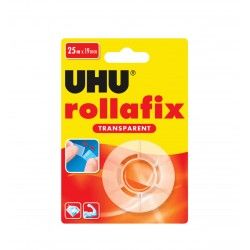 Fita Cola Uhu Rollafix 19mmX25m