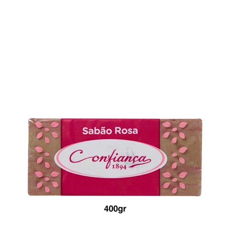 Sabão Confiança Barra Rosa - Image product