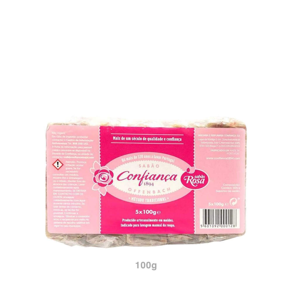Sabão Confiança Barra Pack 5X100gr