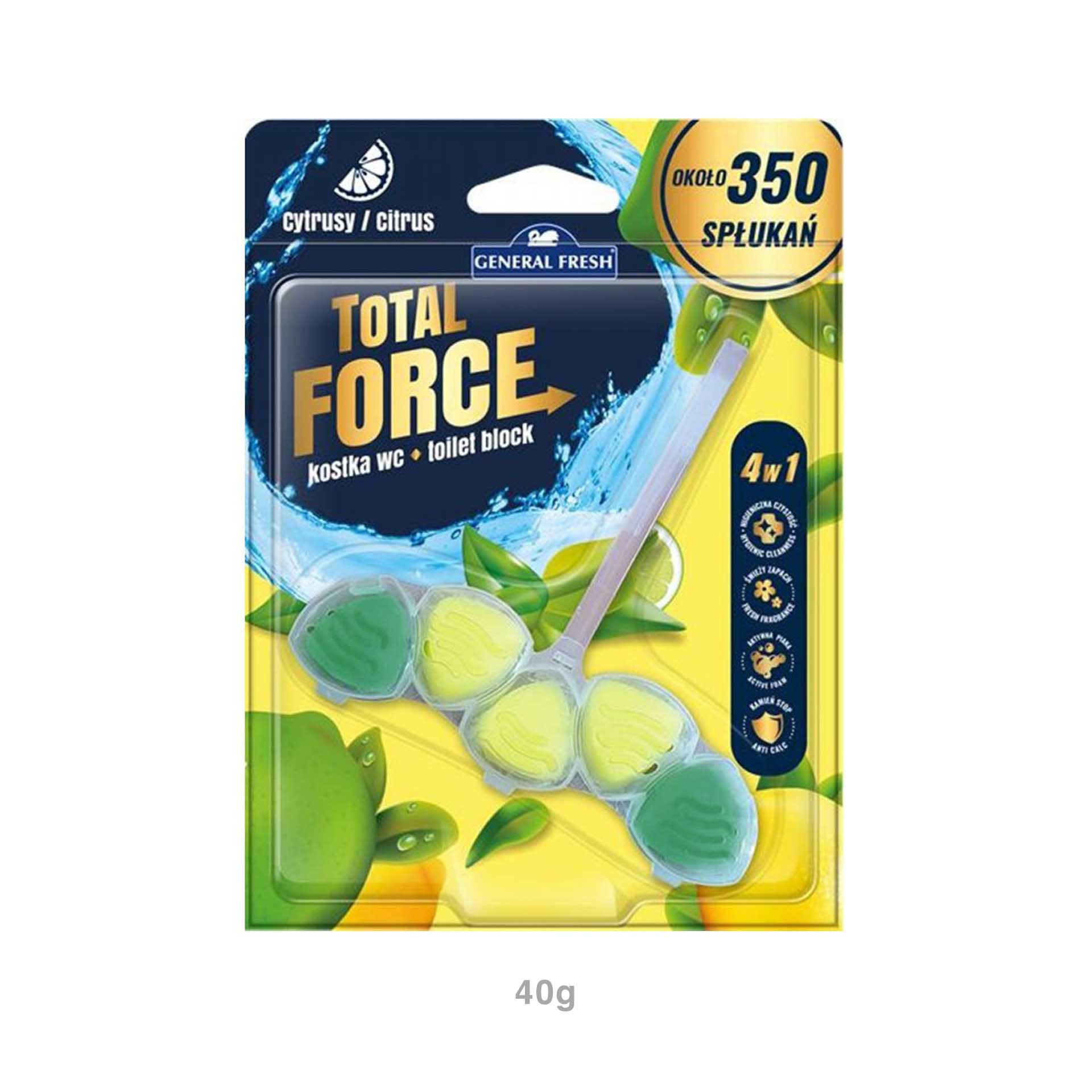 Bloco Sanitário Total Force Limão 40gr
