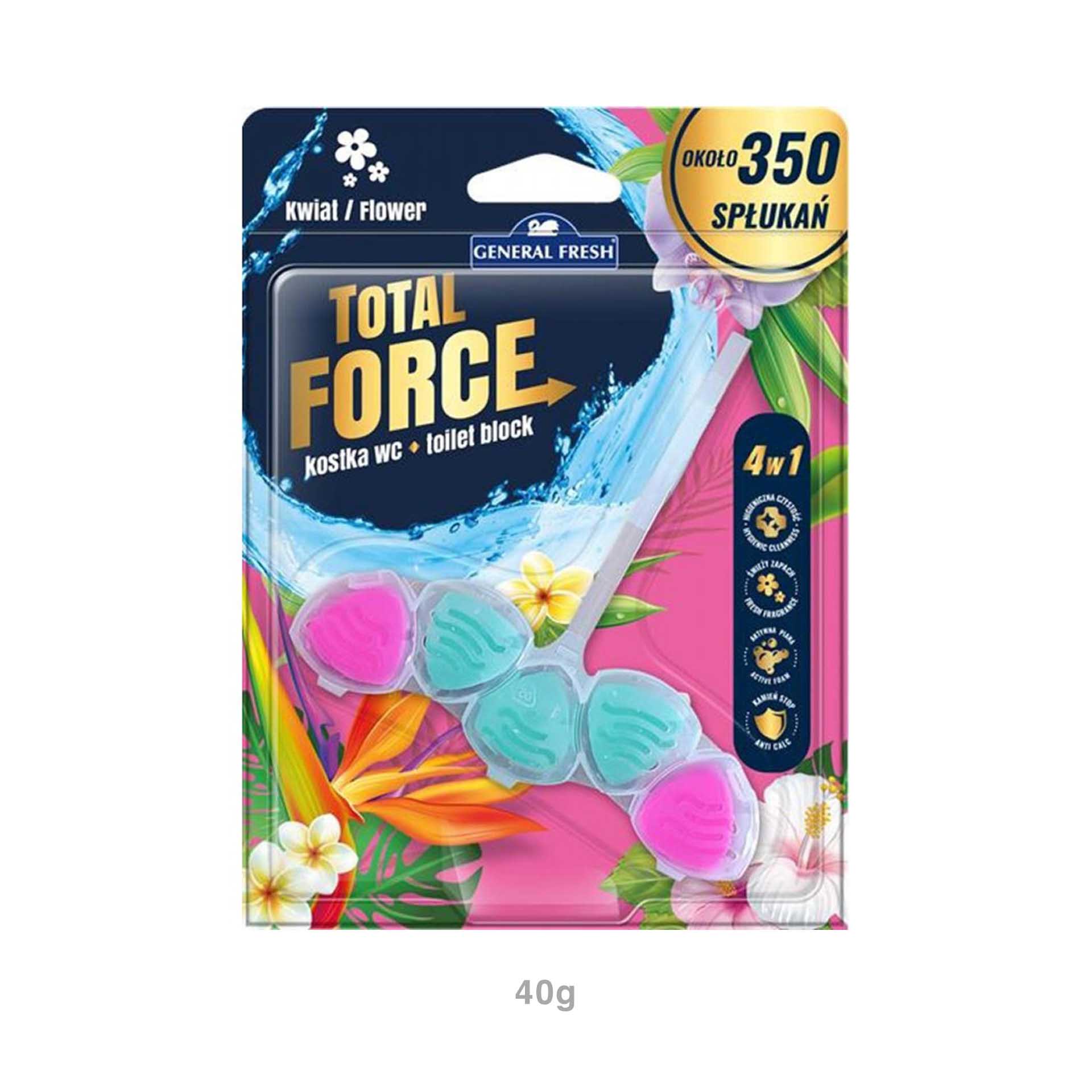Bloco Sanitário Total Force Flower 40gr