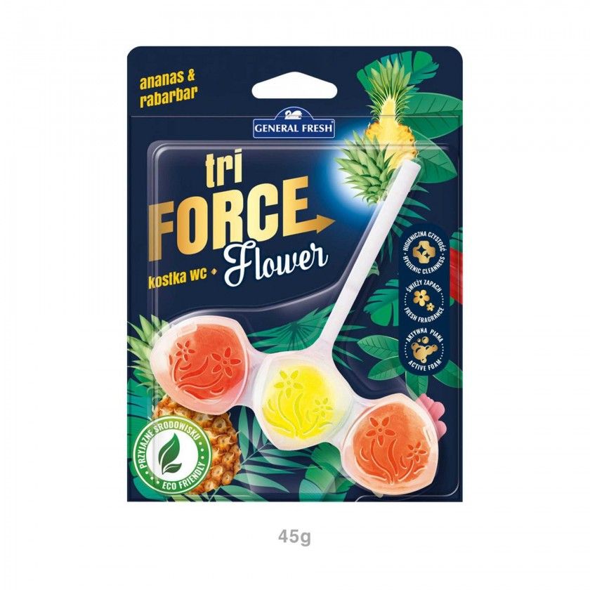 Bloco Sanitário Tri Force Flower Ananás 45gr Bloco Sanitário Tri Force Flower Ananás 45gr