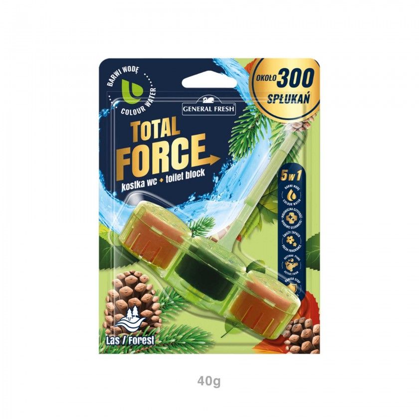 Bloco Sanitário Total Force Dynamic Forest 40gr Bloco Sanitário Total Force Dynamic Forest 40gr