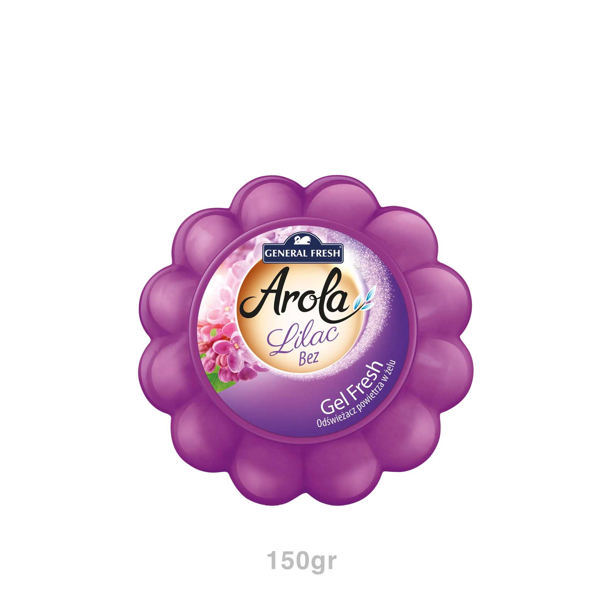 Ambientador Gel Arola Lilás 150gr