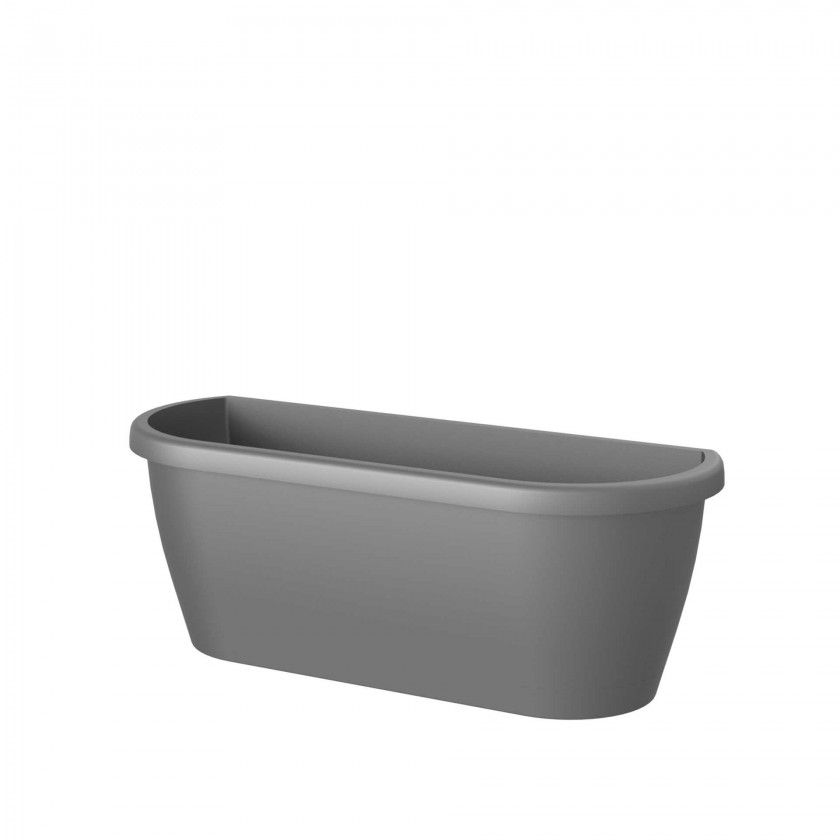 Floreira Algarve Parede 38.5X14.2X14.5cm 5L Tortora Mate