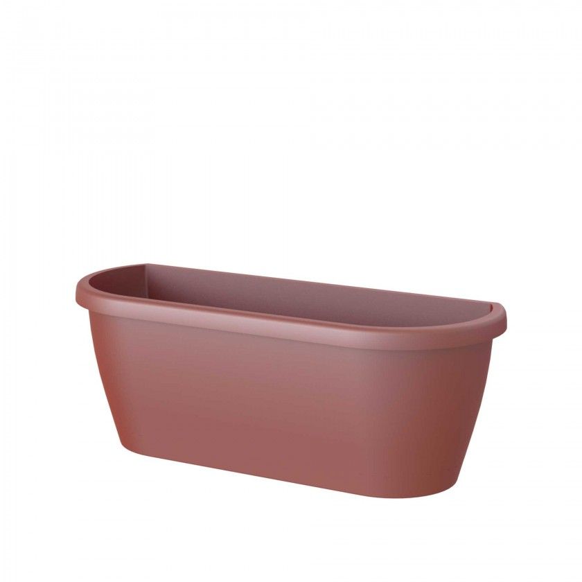 Floreira Algarve Parede 38.5X14.2X14.5cm 5L Vermelho Escuro