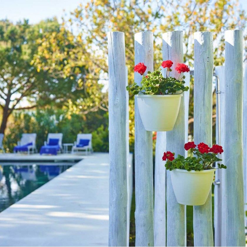 Vaso Algarve Parede 30.8X16.5X23.5cm 5.3L Antracite