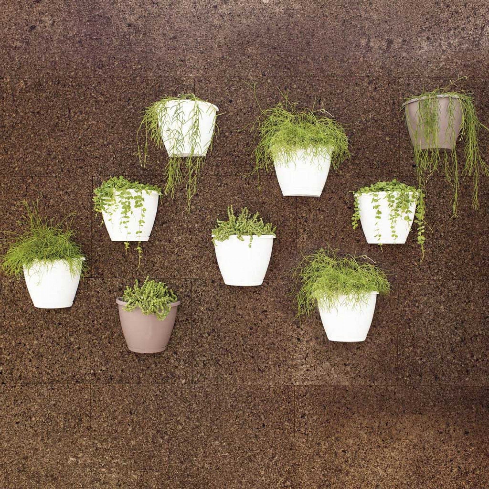 Vaso Algarve Parede 30.8X16.5X23.5cm 5.3L Branco