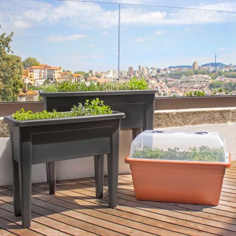 Horta Venezia 101X49.5X83cm 88L Antracite - Image product