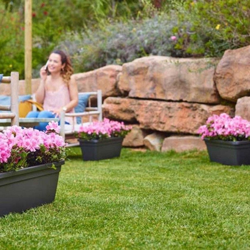 Floreira Venezia 80X19.5X16.3cm 17L Antracite