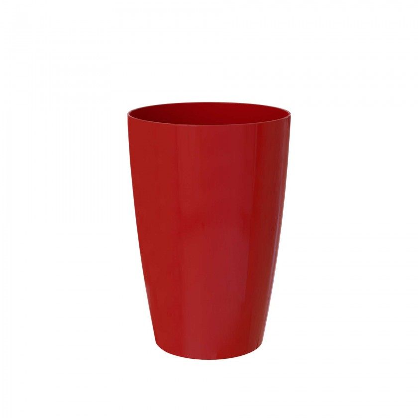 Vaso Santorini 29X40cm 17.5L Vermelho Escuro