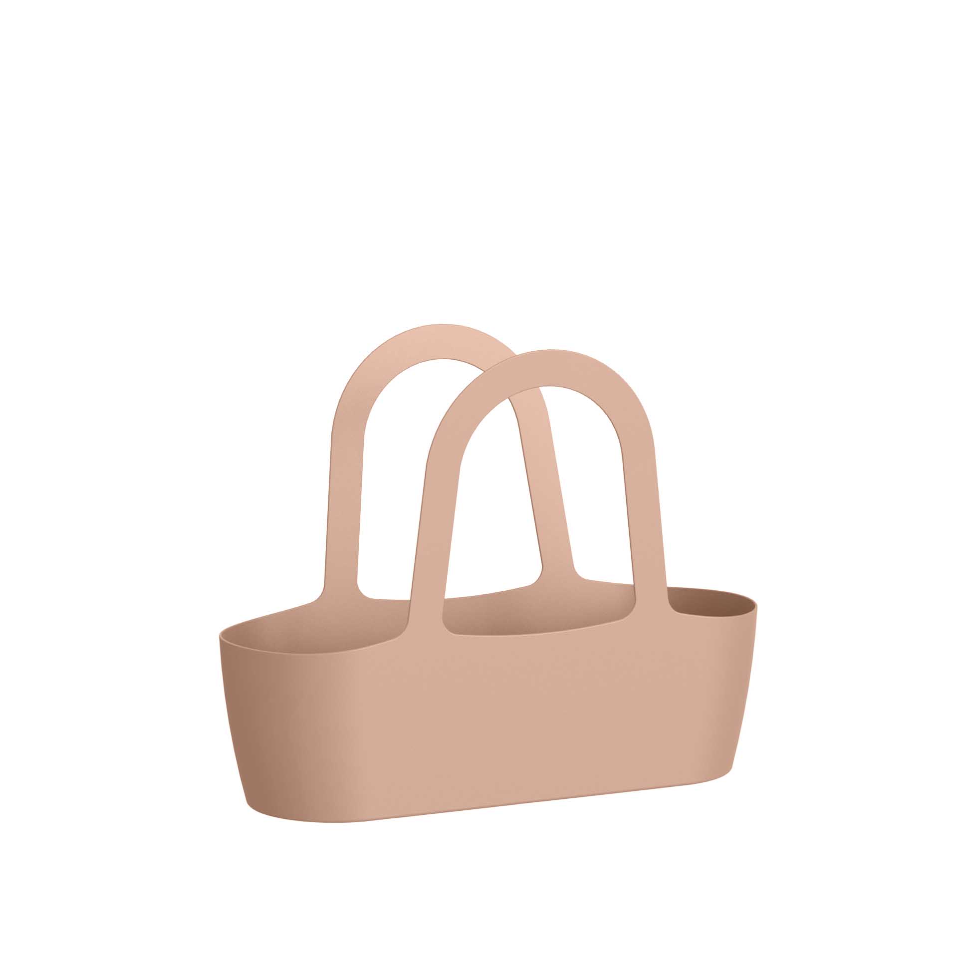 Floreira Bolsa Paris 43X16X34cm 7L Bege Escuro