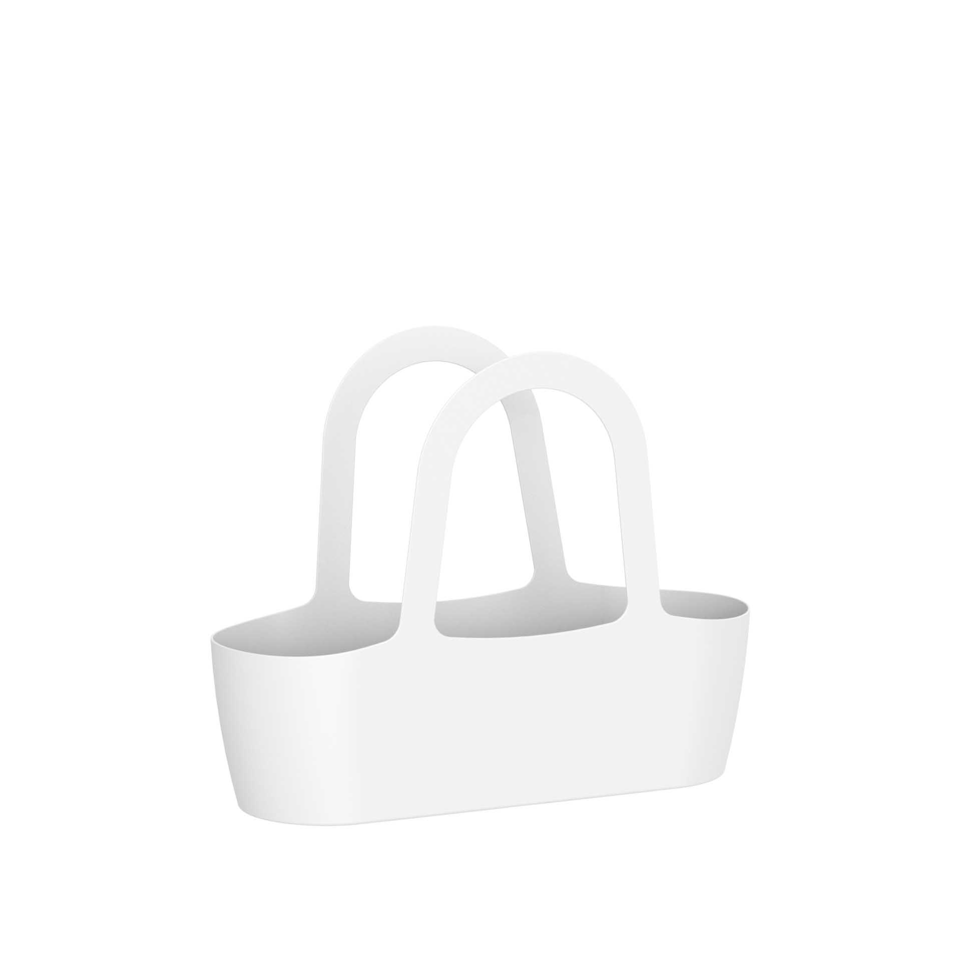 Floreira Bolsa Paris 43X16X34cm 7L Branco