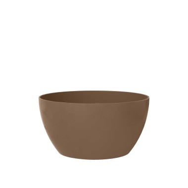 Floreira San Remo Ø23X11.5cm 4L Tortora