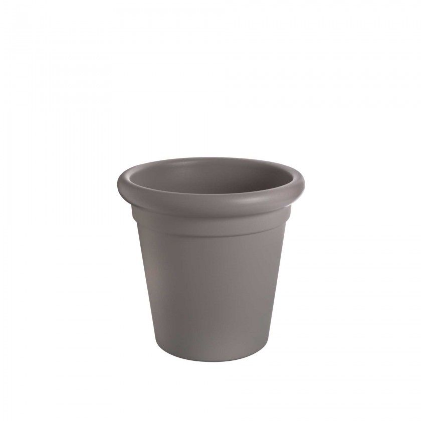 Vaso Toscana Redondo 40X38.2cm 26L Cinza Claro