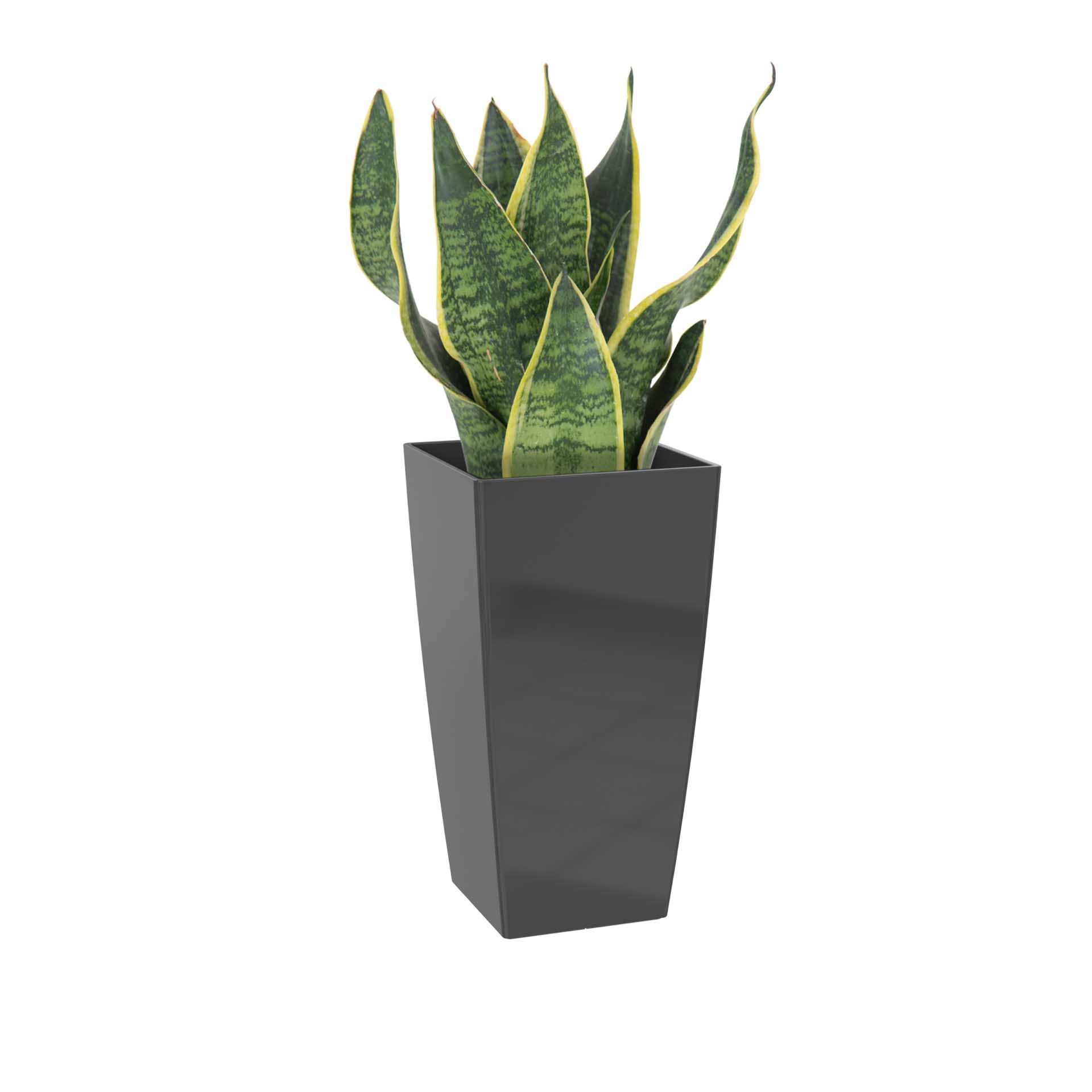 Vaso Pisa 40X40X78cm 90L Antracite