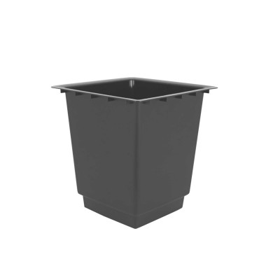 Interior Vaso Pisa 40X40X40cm 35L Antracite