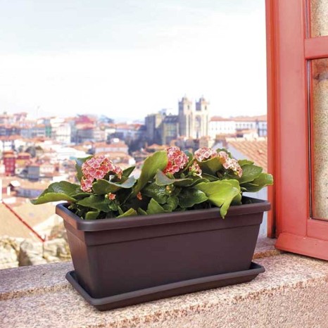 Prato Venezia Retangular 57.4X17.5X3.3cm Antracite - Image product
