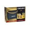 After Shave 100ml + Gel Banho 250ml + Bolsa Denim Gold 20X10X14cm