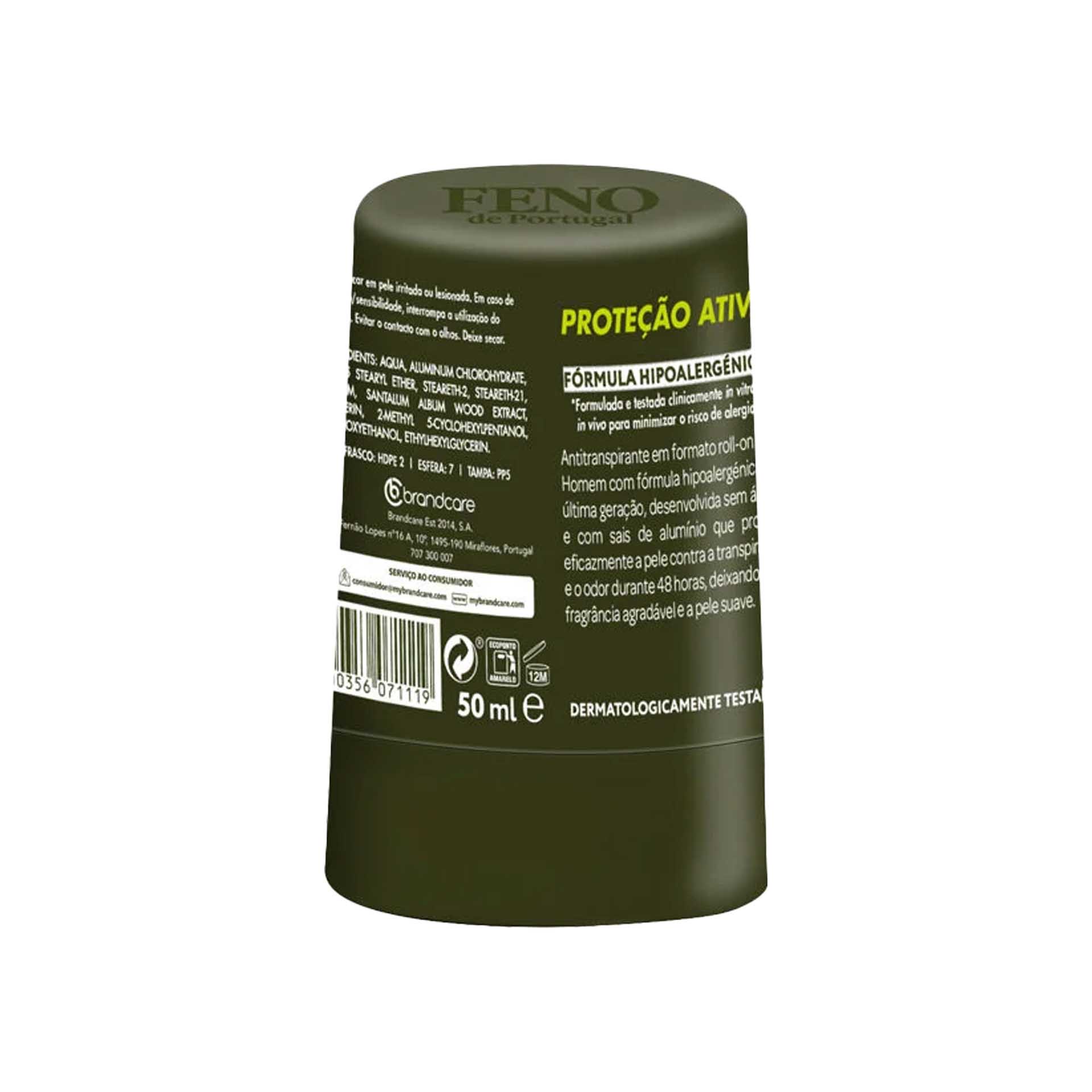 Desodorizante Roll-On Feno Men Protect 50ml